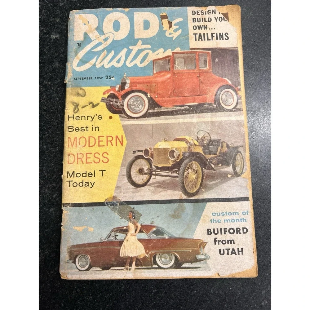 Vtg Hot Rod & Custom Car Magazine Lot 1957–1961‎ Custom Rodder, Rod & Custom
